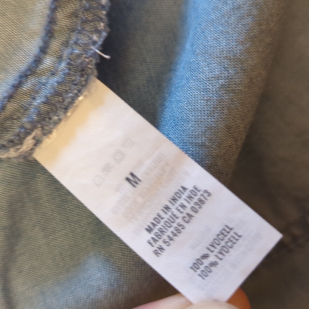 Aerie flowy chambray like shorts size medium - Picture 6 of 7